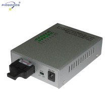 10/100M single mode 4 ethernet ports optic fiber media converter